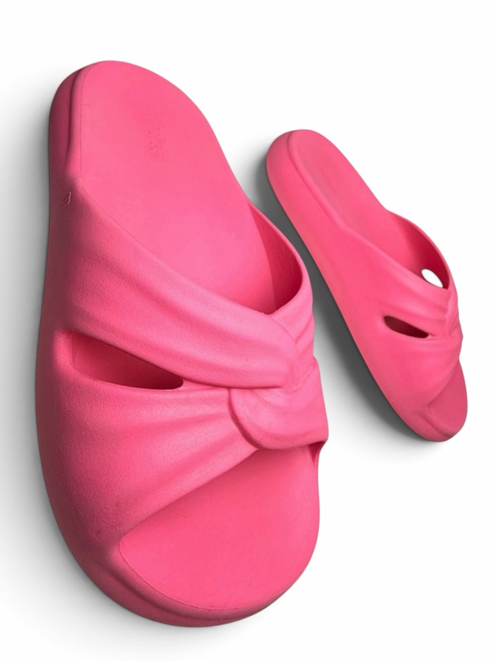 Melissa Free Slide Hot Pink Jelly Platform Sandals Womens 10